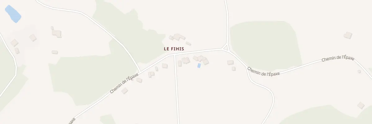 Plan du 930 Che de l’Epaxe à Biffontaine