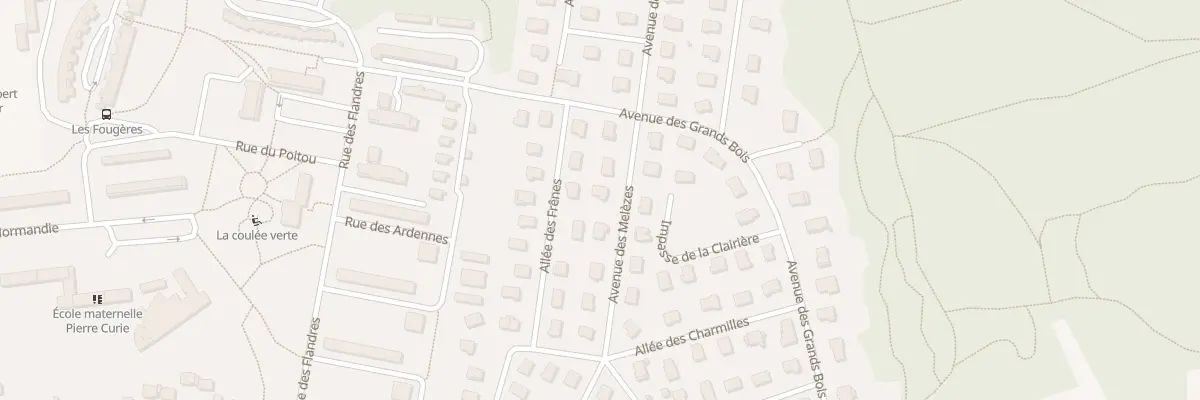 Plan du 23 Av des Mélèzes à Grand-Charmont