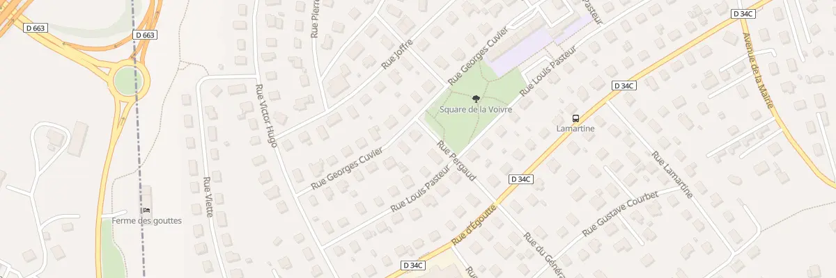 Plan du 19 Rue Georges Cuvier à Exincourt