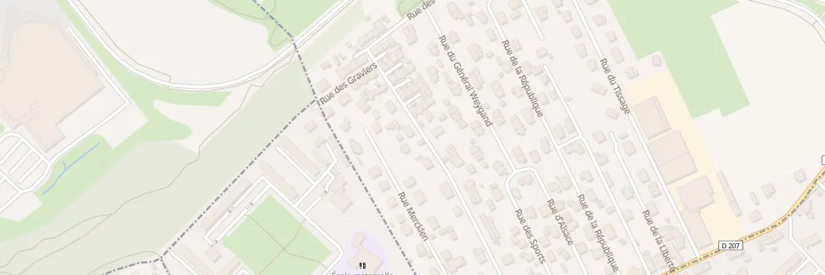 Plan du 15 Rue des Graviers à Exincourt