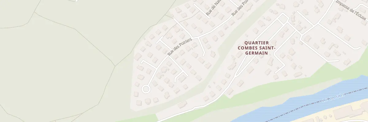 Plan du 53 Rue des Poiriers à Valentigney