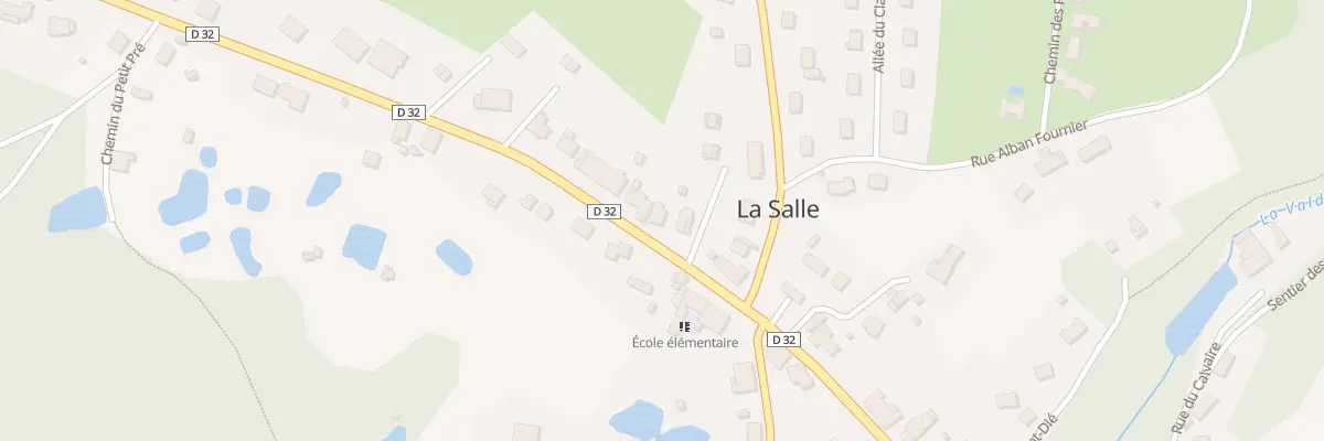 Plan du 10 Rte de Rambervillers à La Salle