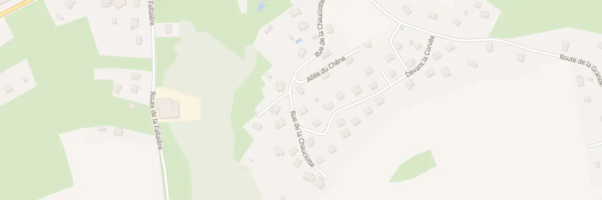 Plan du 8 All du Chêne à La Bourgonce