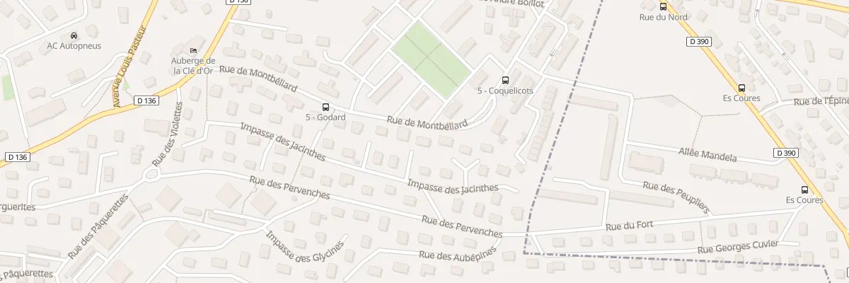 Plan du 16 Imp des Jacinthes à Grand-Charmont