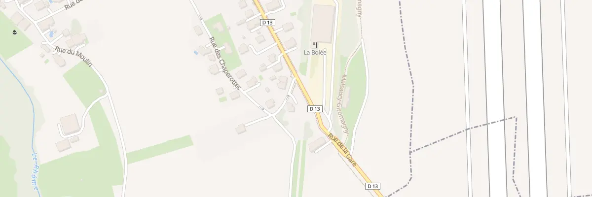 Plan du 36 Rue de la Gare à Lachapelle-sous-Chaux