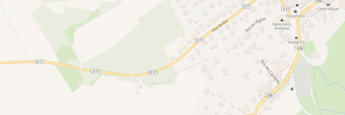 Plan du 42 Rue de Buc à Bavilliers