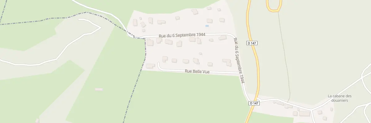 Plan du 6 Rue Belle Vue à Chamesol