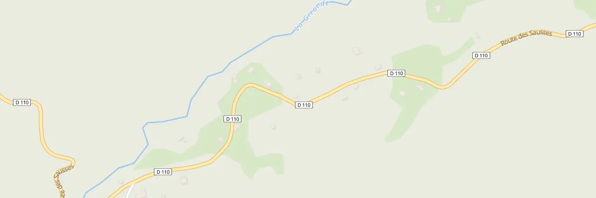 Plan du 3393 Rte des Sausses au Mas