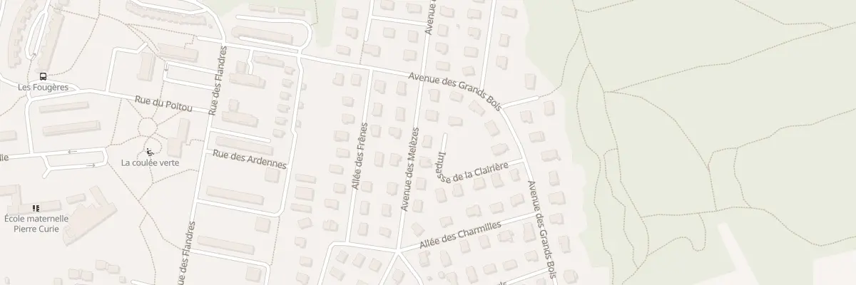 Plan du 22 Av des Mélèzes à Grand-Charmont