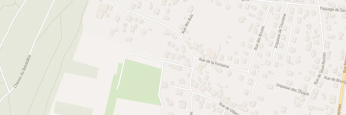 Plan du 7 Rue des Chenevieres à Valentigney
