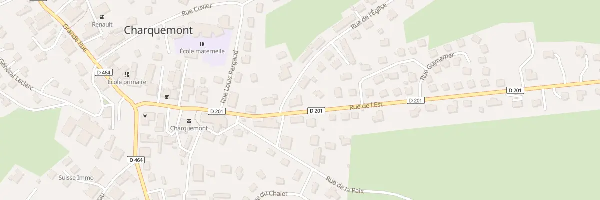 Plan du 8 Rue de l’Eglise à Charquemont