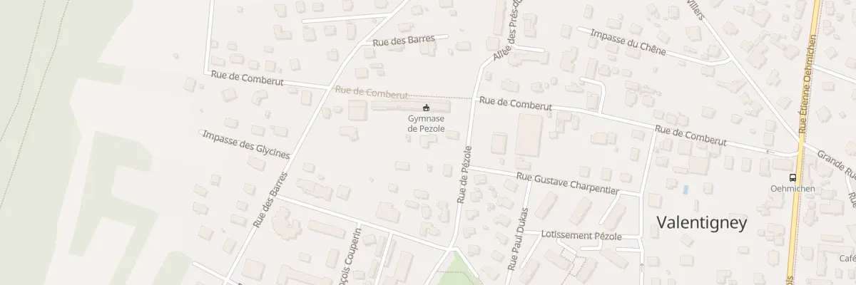 Plan du 18B Rue de Pezole à Valentigney