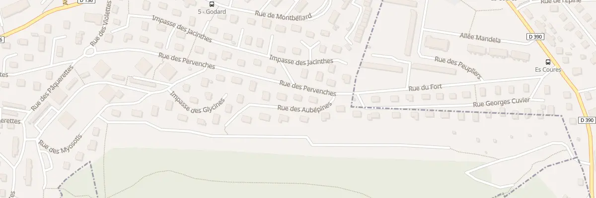 Plan du 4 Imp des Aubépines à Grand-Charmont