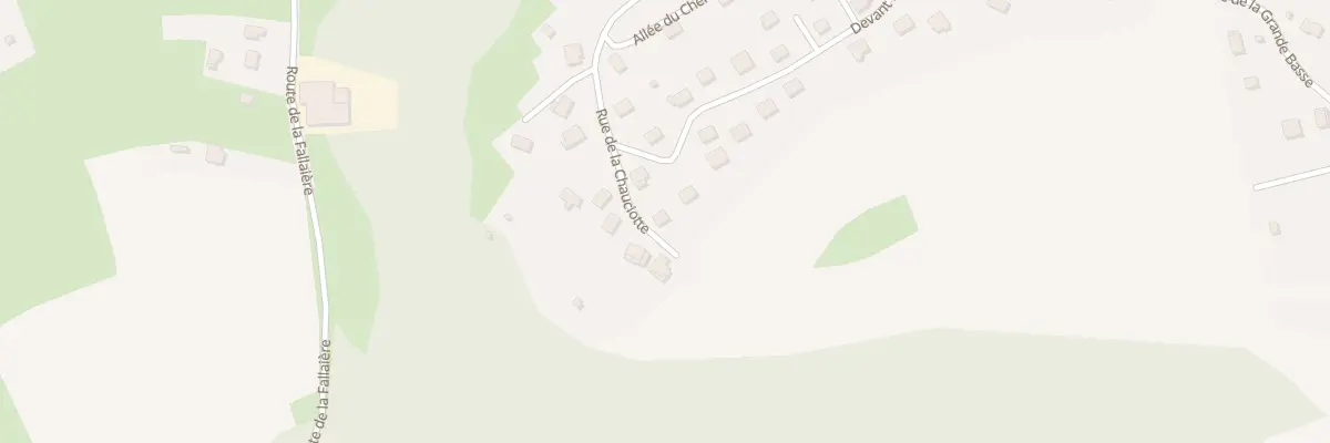 Plan du 260 Devant la Corvée à La Bourgonce