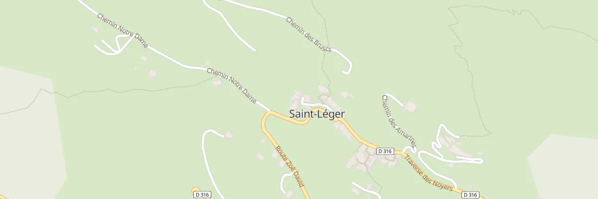 Plan du 5007 L’Eglise à Saint-Léger