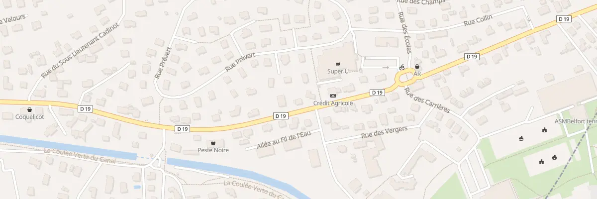 Plan du 82 Rue du Gal de Gaulle à Essert