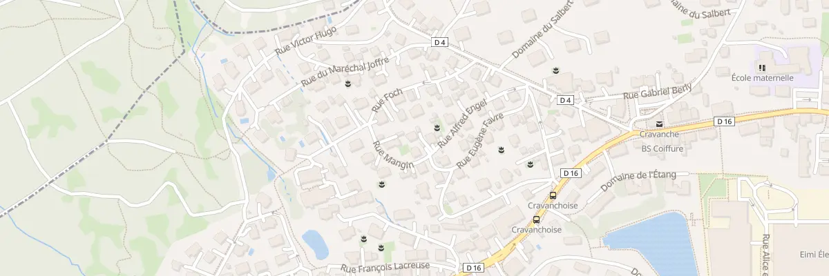 Plan du 8 Rue Alfred Engel à Cravanche