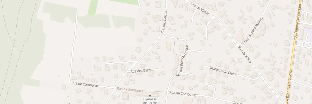 Plan du 15 Rue des Barres à Valentigney