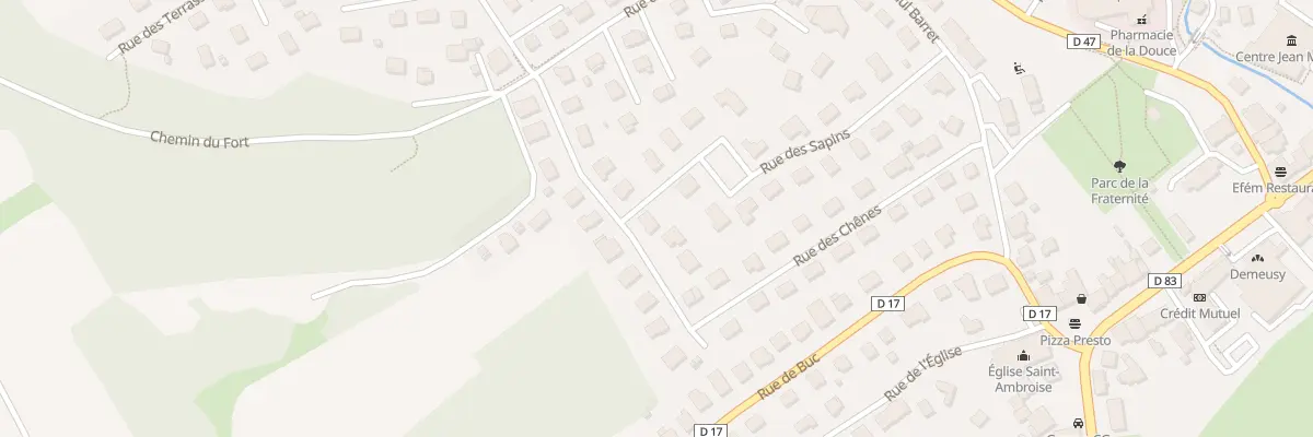Plan du 11 Rue des Champs Greniers à Bavilliers
