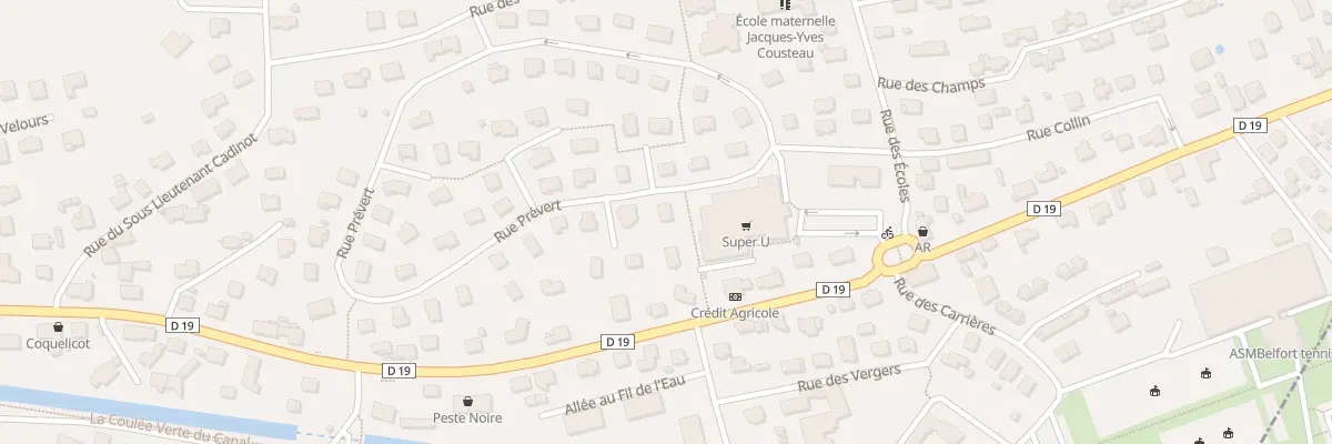 Plan du 3 Rue Prevert à Essert