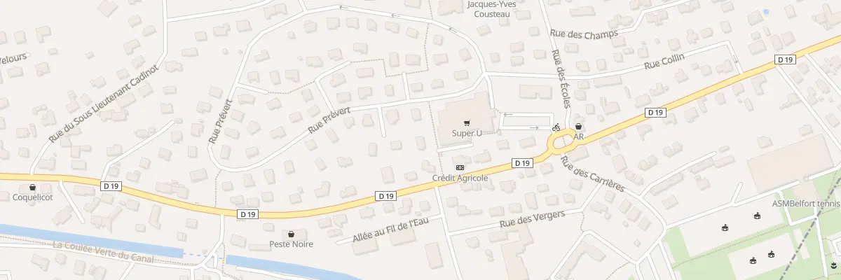 Plan du 5 Rue Prevert à Essert