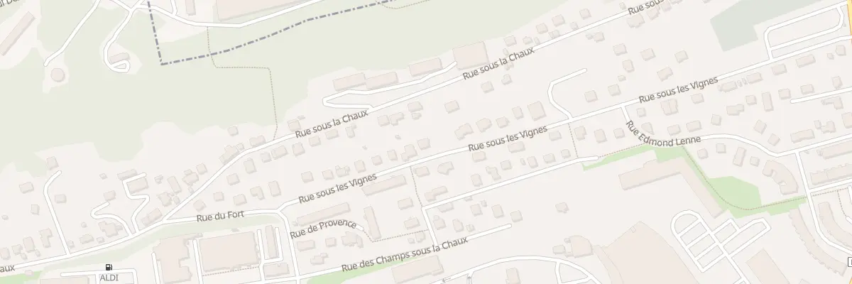 Plan du 41 Rue sous les Vignes à Sochaux