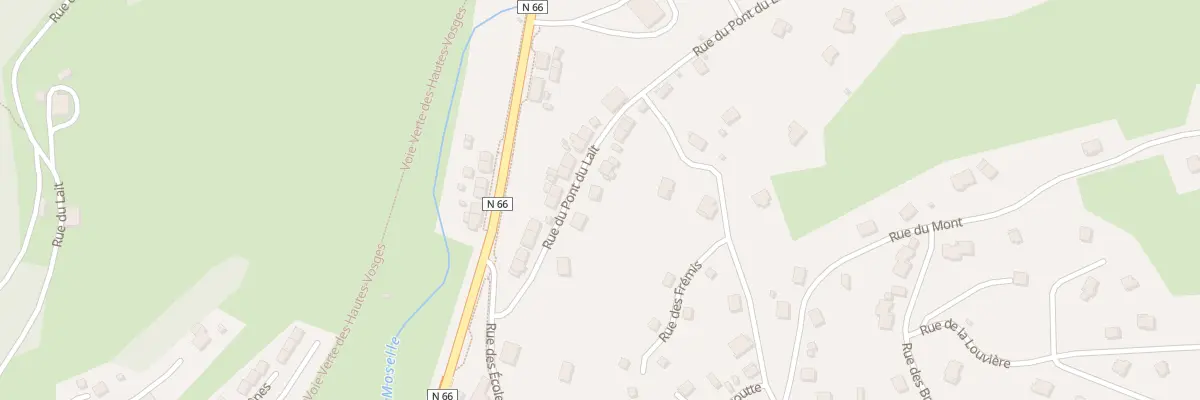 Plan du 2B Rue du Pont du Lait à Saint-Maurice-sur-Moselle