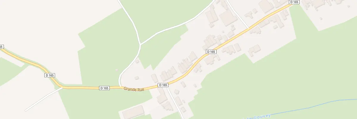 Plan du 75 Grande Rue à Ancerviller