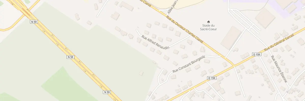 Plan du 9 Rue Alfred Renaudin à Raon-l’Étape