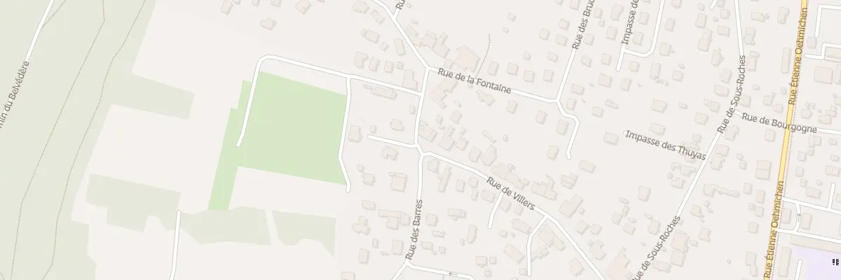 Plan du 54 Rue de Villers à Valentigney