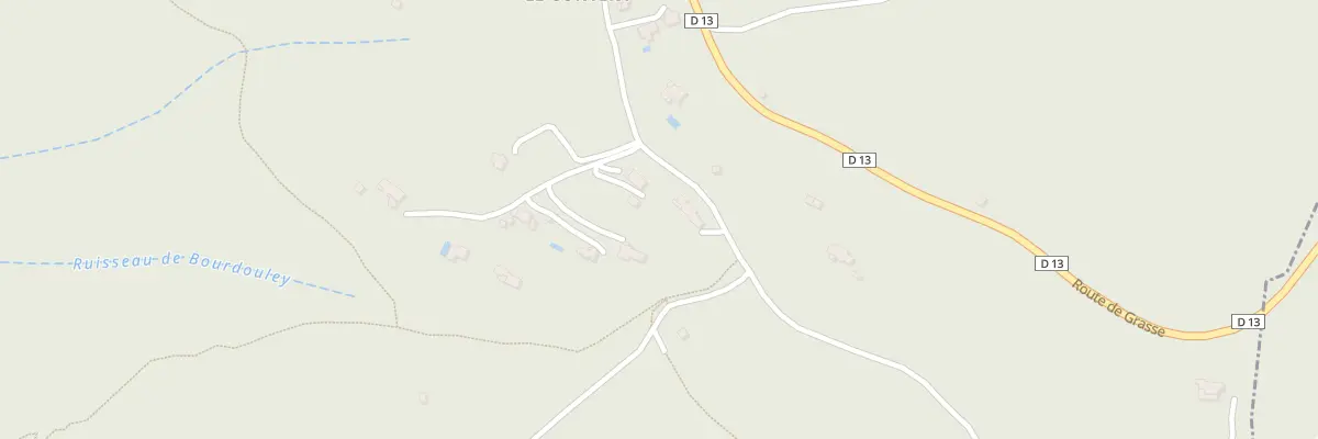 Plan du 384 Che des Lauvières à Saint-Cézaire-sur-Siagne