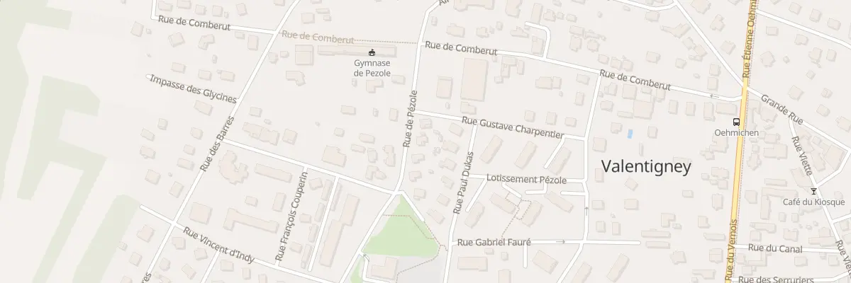 Plan du 19 Rue de Pezole à Valentigney