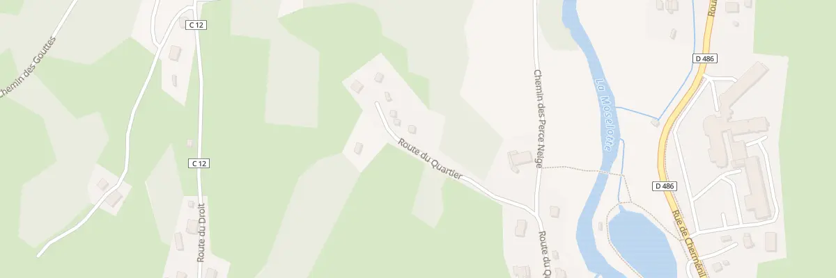 Plan du 41 Rte du Quartier à Cornimont