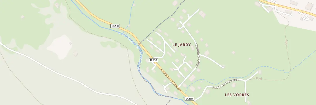 Plan du 45 Che des Vorres à Châtel
