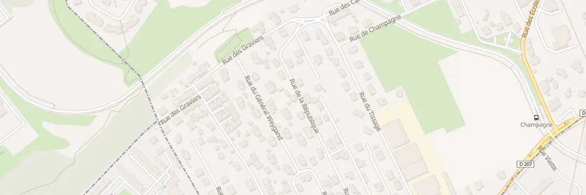 Plan du 23 Rue de la Republique à Exincourt
