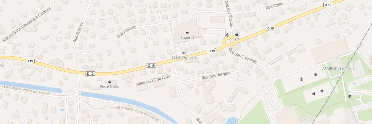 Plan du 77 Rue du Gal de Gaulle à Essert