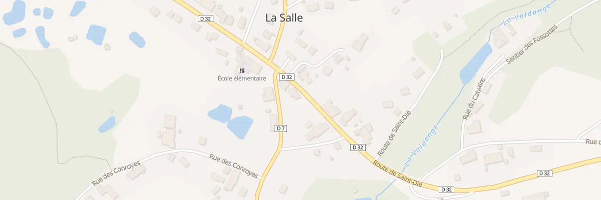 Plan du 4 Rte de St Die à La Salle