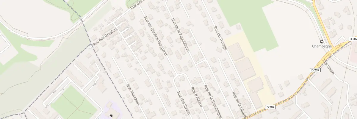 Plan du 8 Rue du General Weygand à Exincourt