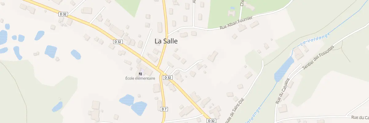 Plan du 5 Rte de St Die à La Salle