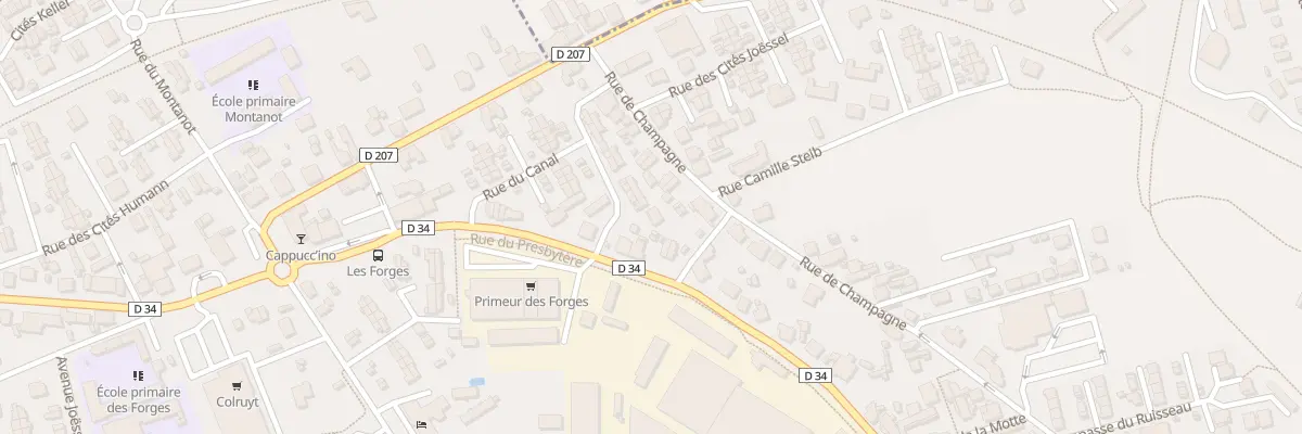 Plan du 6 Rue des Cites Escombas à Audincourt