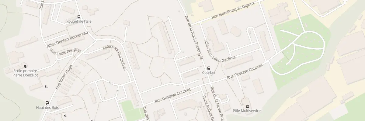 Plan du 2 All Georges Bretenier à Valentigney