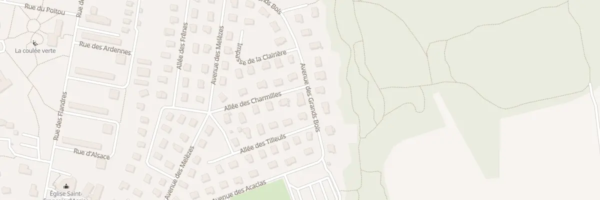 Plan du 12 All des Charmilles à Grand-Charmont