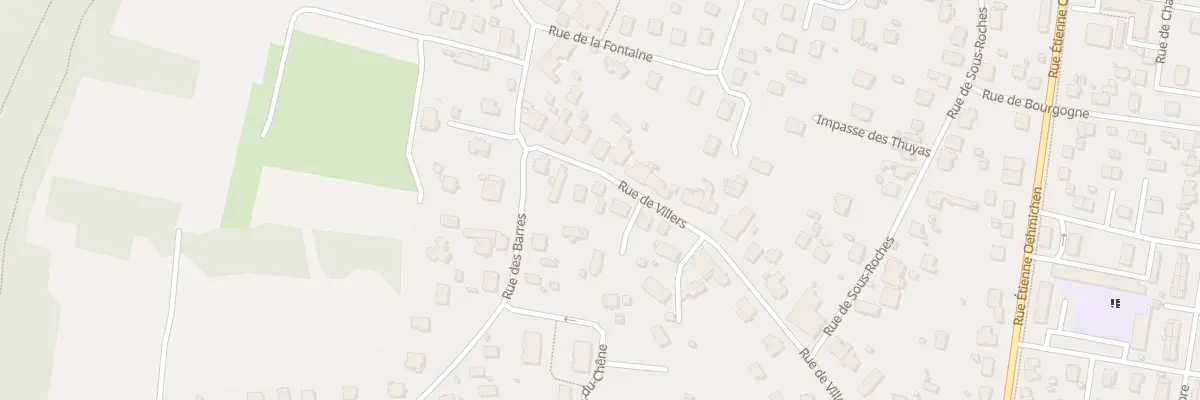 Plan du 43 Rue de Villers à Valentigney
