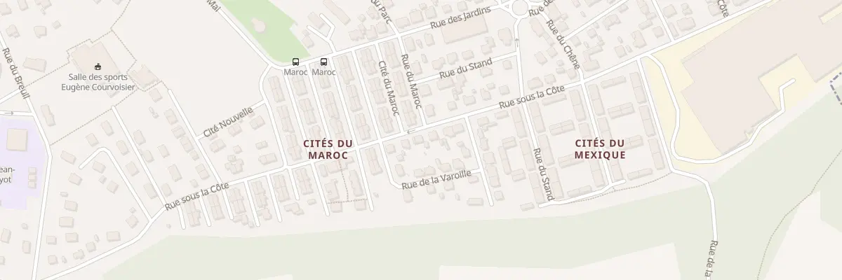 Plan du 70 Rue sous la Cote à Blamont