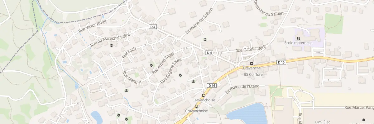 Plan du 3 Rue Eugène Favre à Cravanche