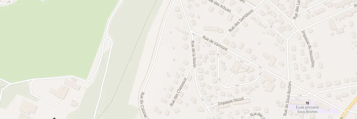 Plan du 2B Rue des Cheseaux à Valentigney