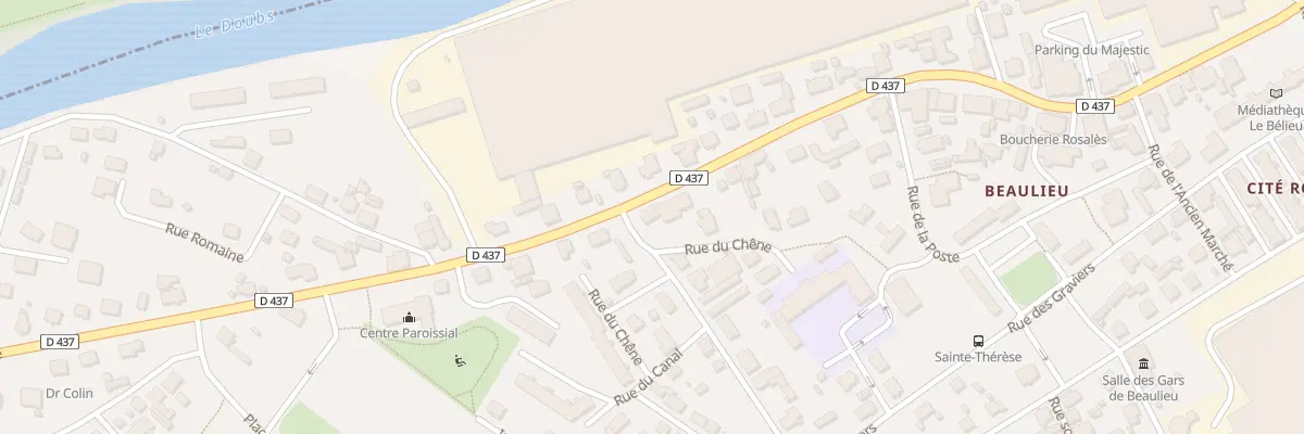 Plan du 50 Rue du 17 Novembre à Mandeure