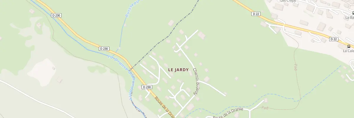 Plan du 217 Che du Jardy à Châtel