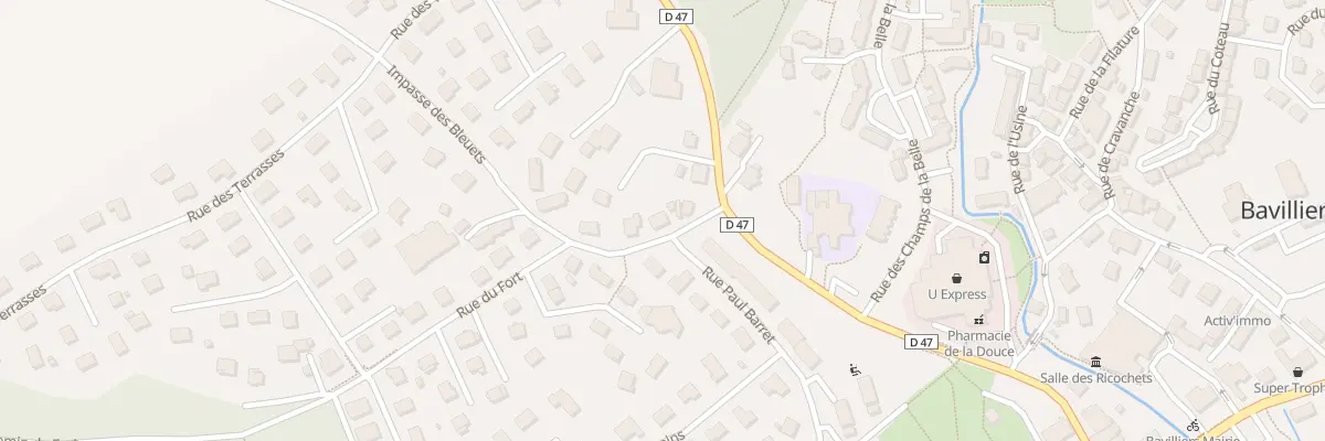 Plan du 4 Rue du Fort à Bavilliers