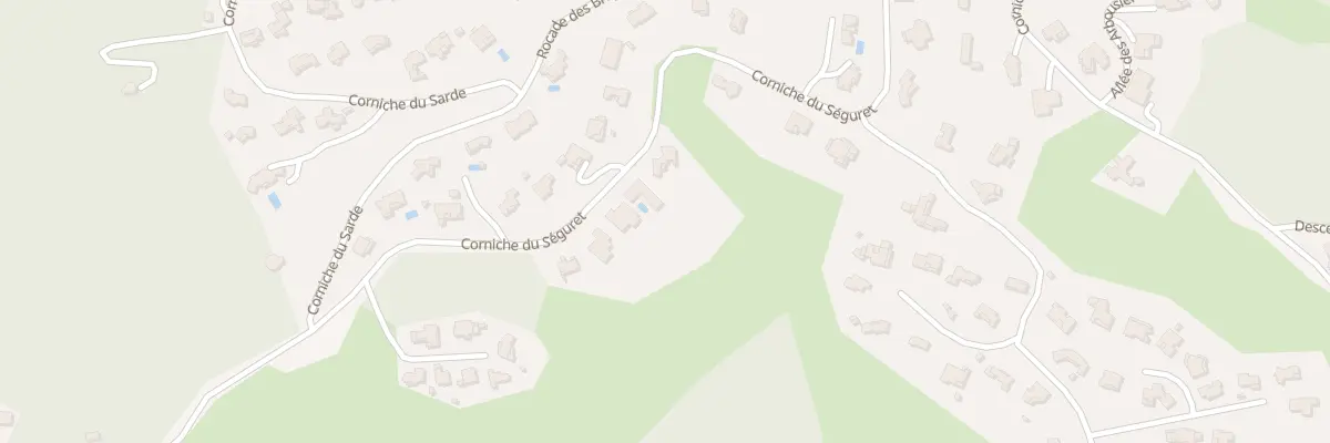 Plan du 696 Cor de Séguret aux Adrets-de-l’Estérel